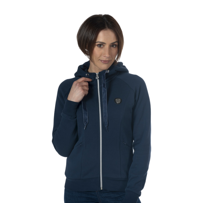 Flags & Cup - Sweat zippé femme Tazlina marine