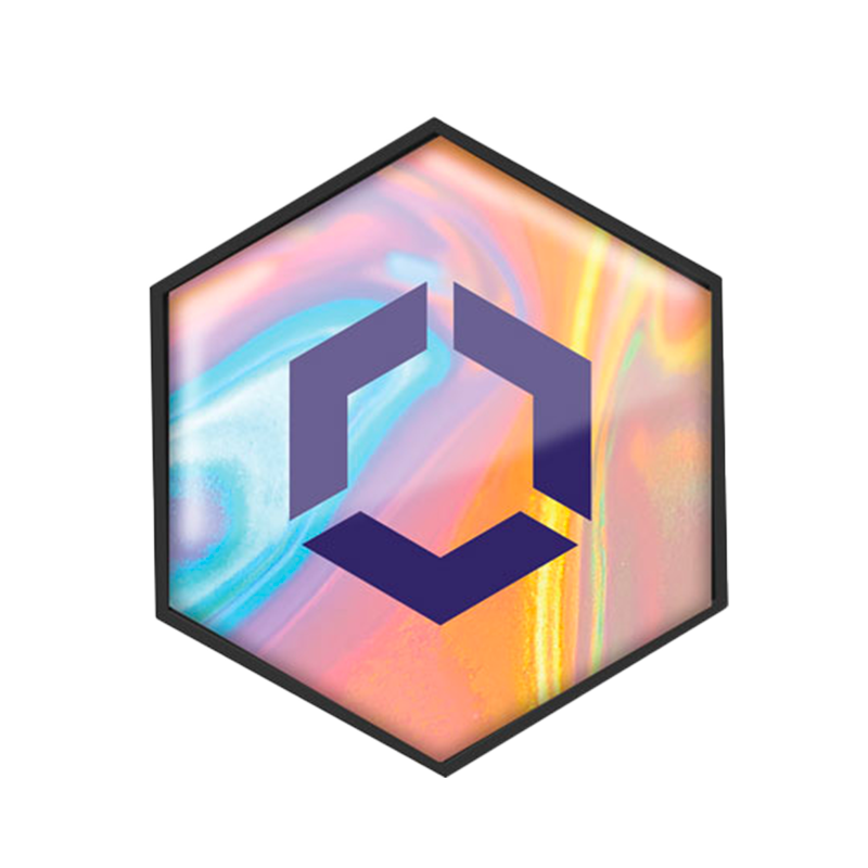 Flex On - Sticker helm Armet Trex On Holo oranje 