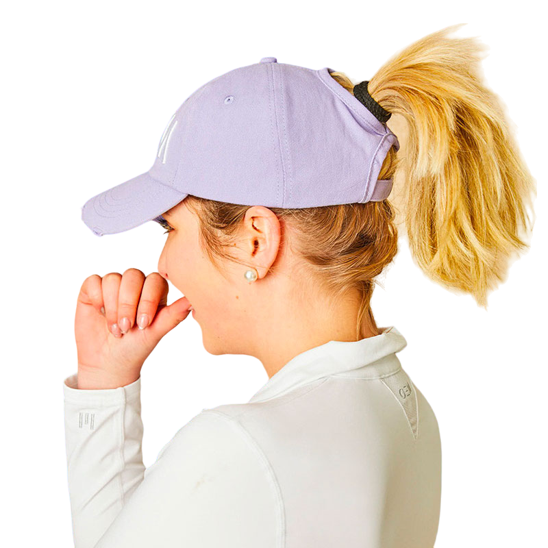 GEM - Casquette Sweety avec trou lilas