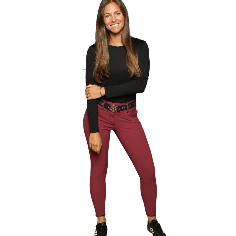 GEM - Pantalon d'équitation femme Cooper raisin | - Ohlala