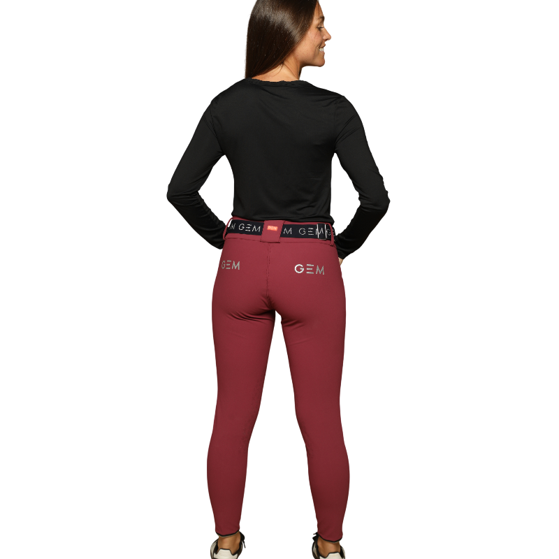 GEM - Pantalon d'équitation femme Cooper raisin | - Ohlala