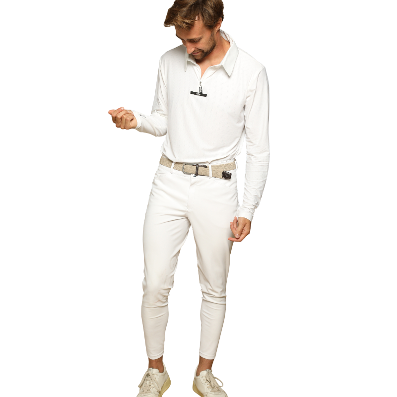 GEM - Pantalon d'équitation homme blanc | - Ohlala