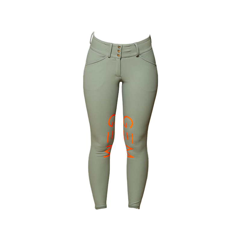 GEM - Pantalon d'équitation femme Max gris acier | - Ohlala