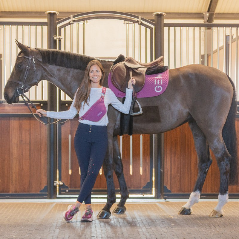GEM - Tapis de selle Ten framboise | - Ohlala