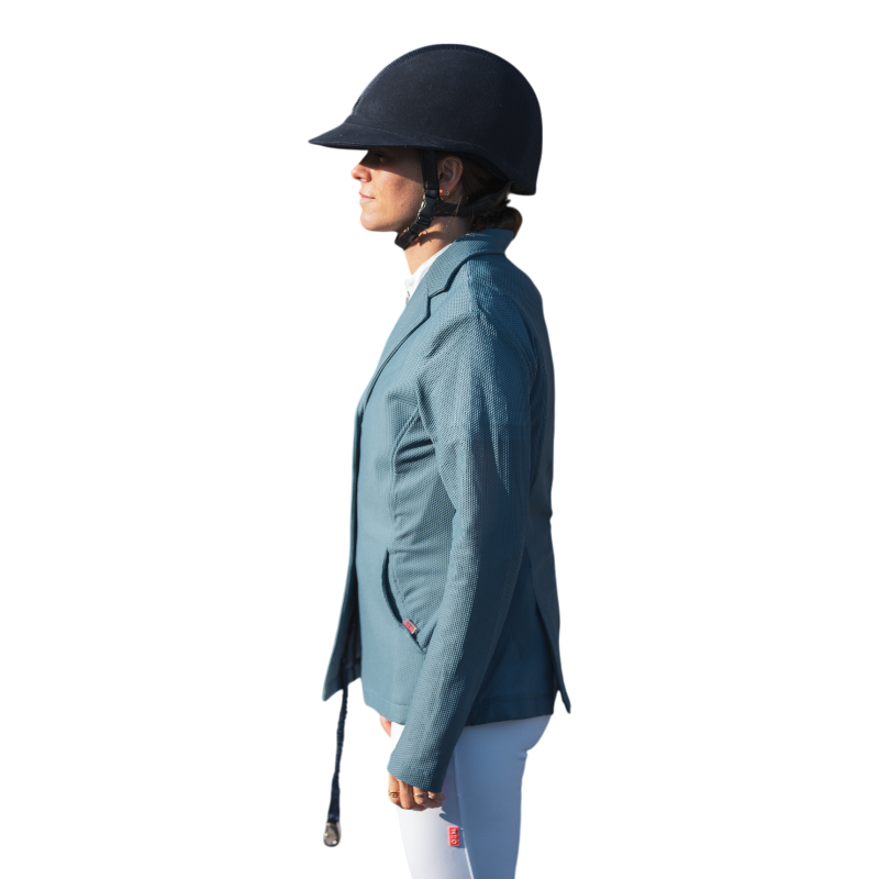 GEM - Veste de concours femme Mesh bleu orage | - Ohlala