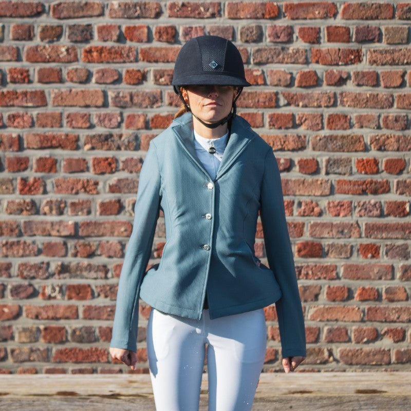 GEM - Veste de concours femme Mesh bleu orage | - Ohlala