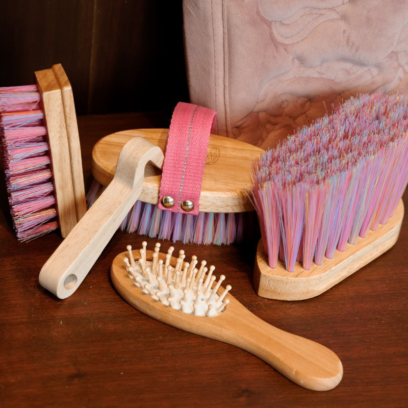 Grooming Deluxe - Brosse à crins Licorne Sammy enfant bois | - Ohlala