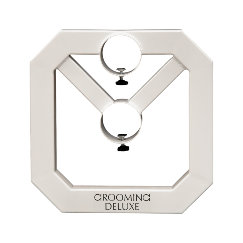 Grooming Deluxe - Cavaletti carré aluminium blanc (x2) | - Ohlala