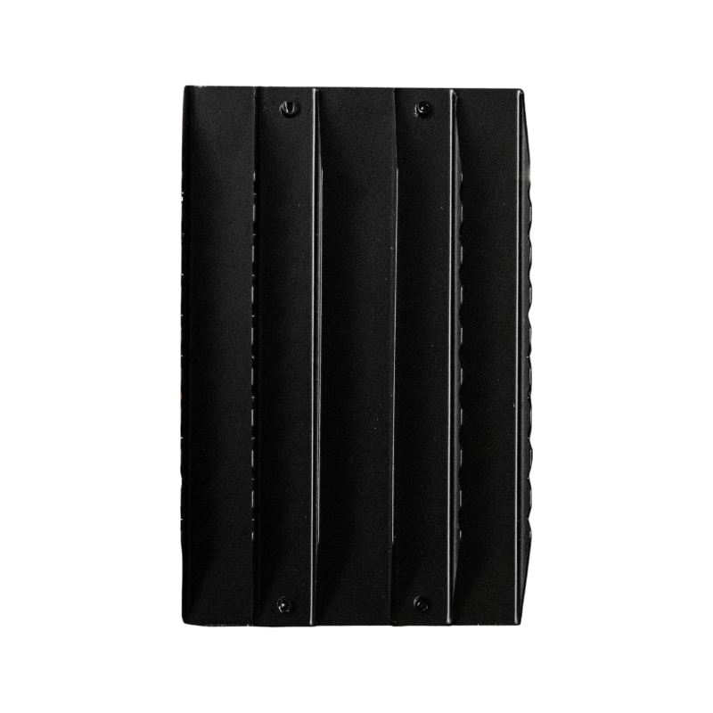 Grooming Deluxe - Etrille en acier noir | - Ohlala