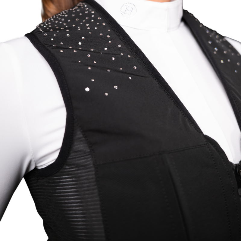 Seaver - Airbagvest SAFEFIT Crystal Rain zwart 