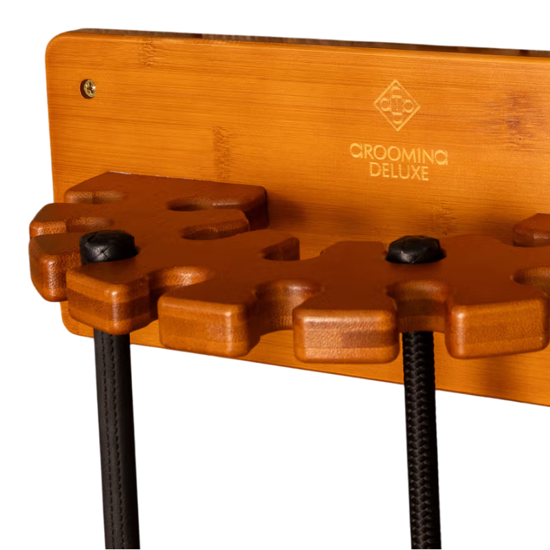 Grooming Deluxe - Porte-cravaches rond en bois | - Ohlala