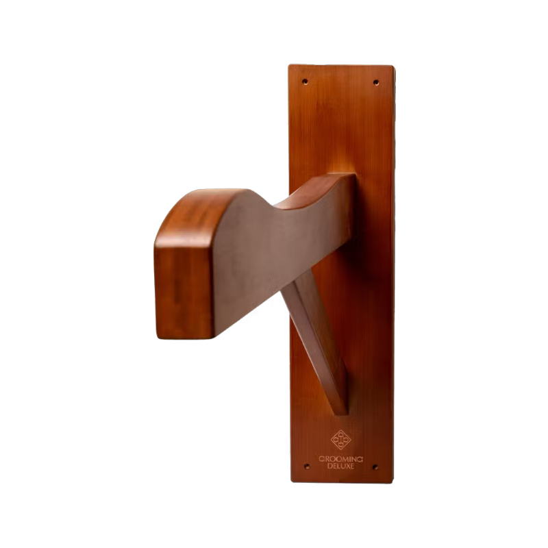 Grooming Deluxe - Porte-selle Pro en bois | - Ohlala