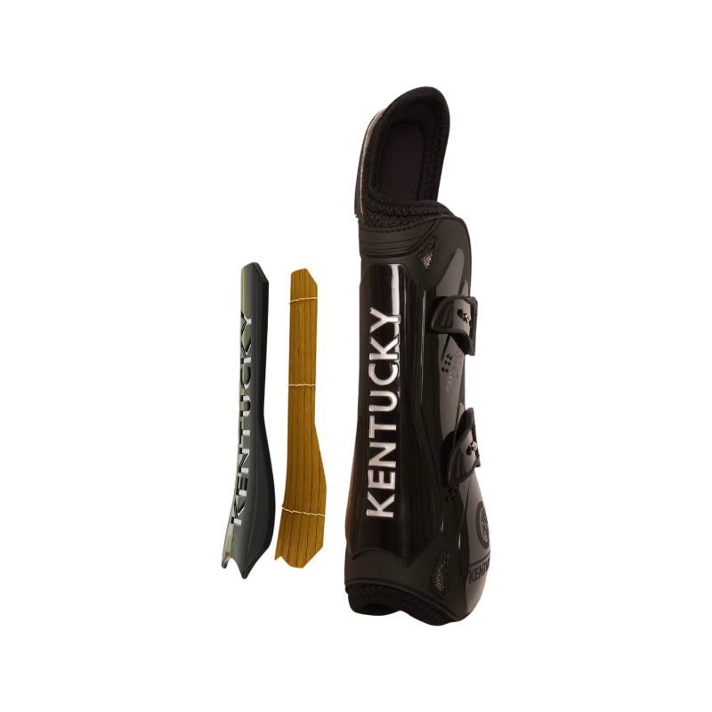 Kentucky Horsewear - Guêtres Elastic protection genoux noir
