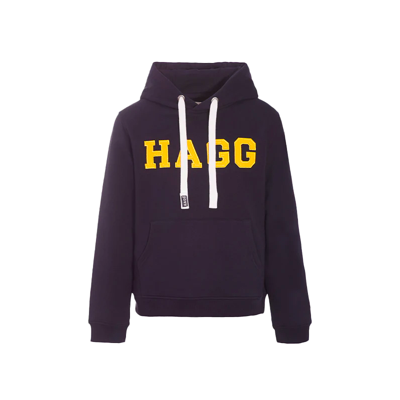 Hagg - Sweat hoodie à capuche Marine | - Ohlala