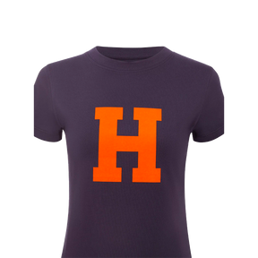 Hagg - T-shirt manches courtes homme marine/ orange | - Ohlala
