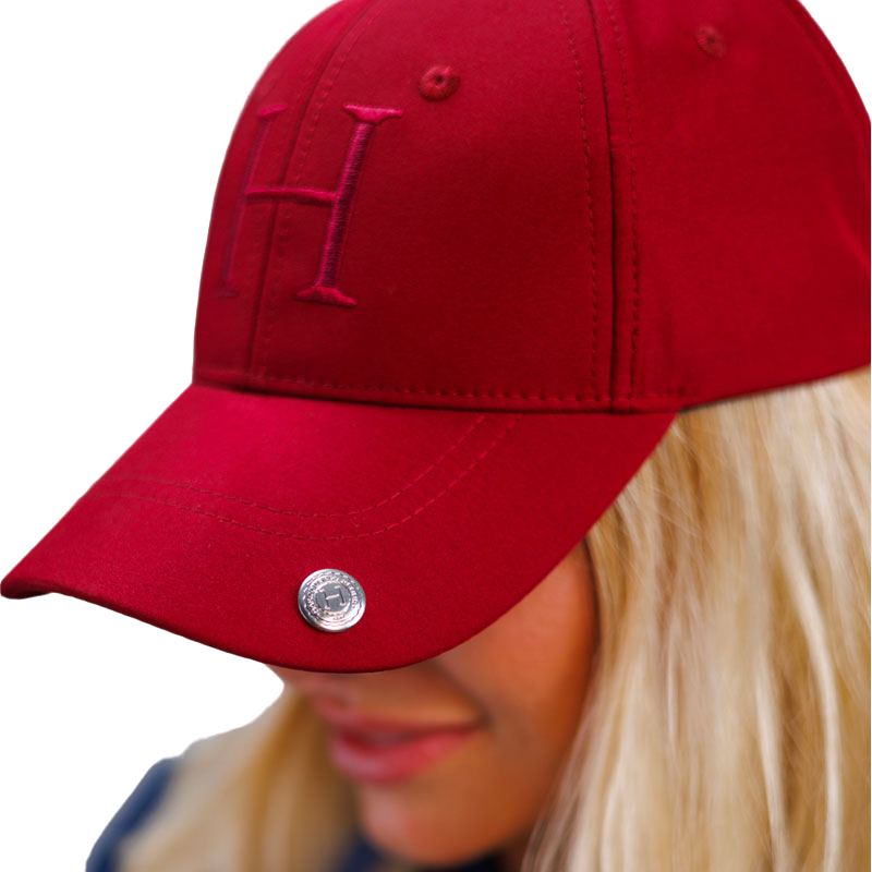 Harcour - Casquette Bryan rouge rubis