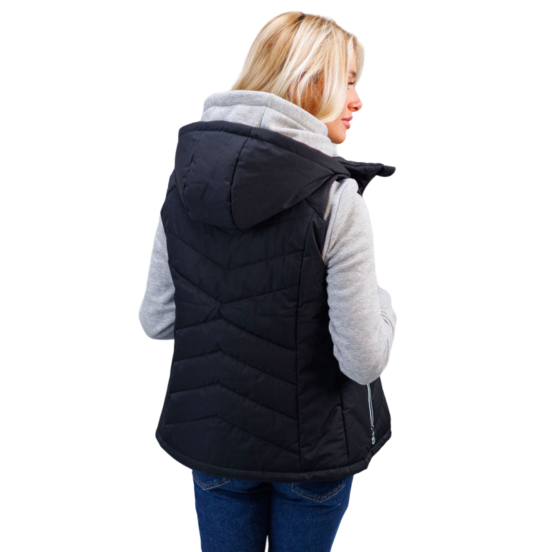 Harcour - Best of women's sleeveless down jacket black