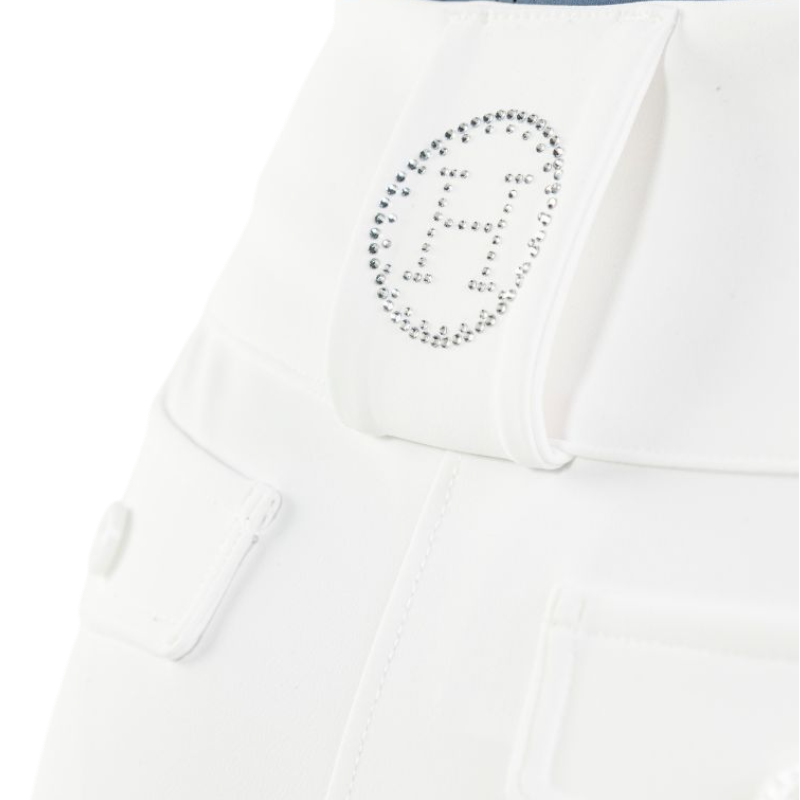 Harcour - Pantalon d'équitation femme Ludivine blanc | - Ohlala