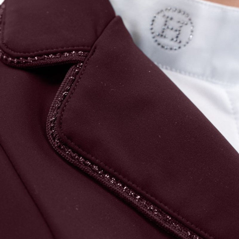 Harcour - Veste de concours femme Oria aubergine | - Ohlala