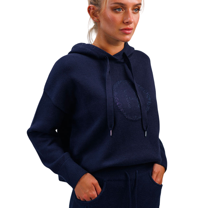 Harcour - Sweat à capuche femme Pretty marine