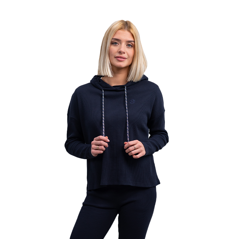 Harcour - Sweat manches longues femme Swilly marine | - Ohlala