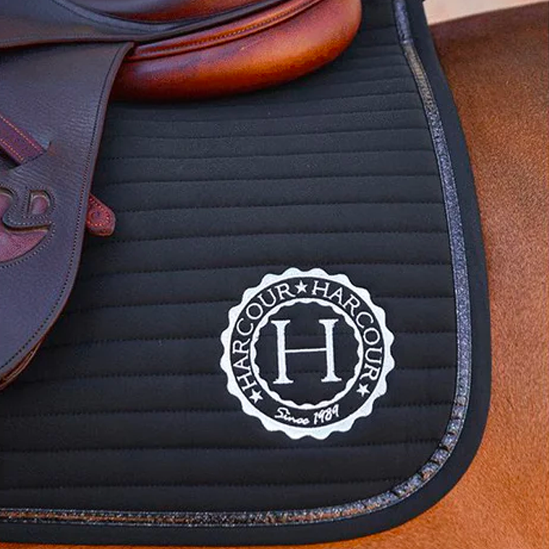 Harcour - Tapis de selle Karembar noir | - Ohlala