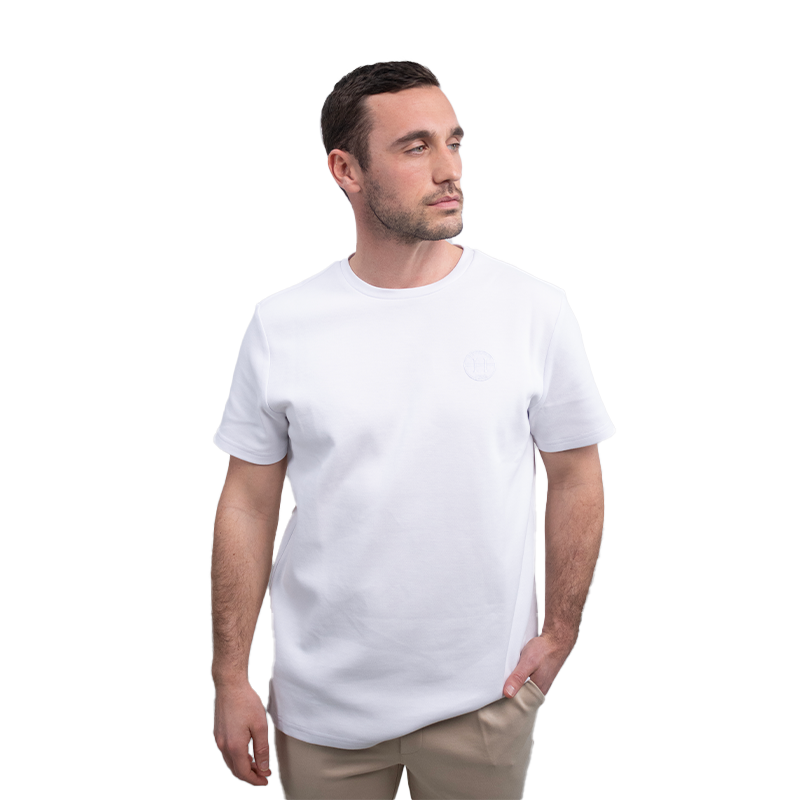 Harcour - T-shirt manches courtes homme Tio blanc | - Ohlala