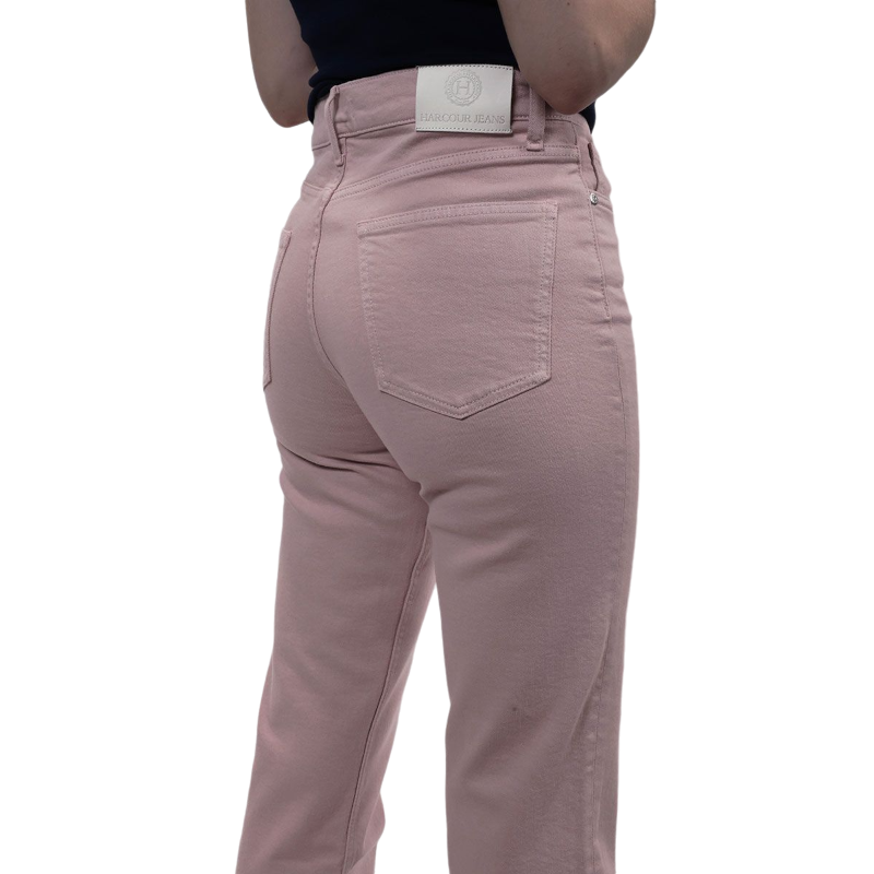 Harcour - Jean mom femme Juliette rose pâle | - Ohlala