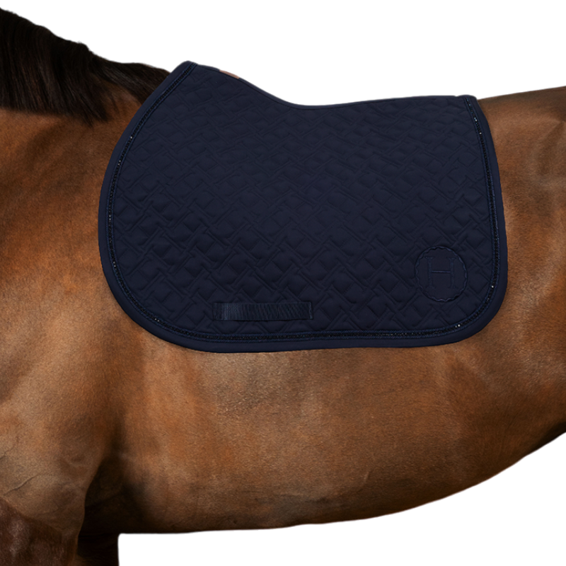 Harcour - Tapis de selle Saphir marine | - Ohlala
