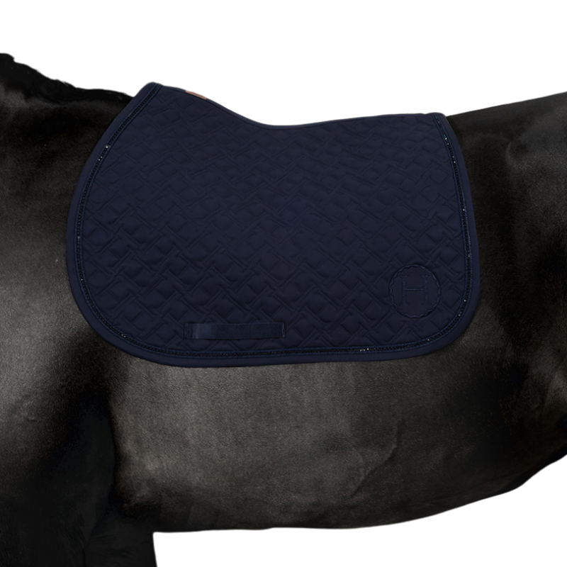 Harcour - Tapis de selle Saphir marine | - Ohlala