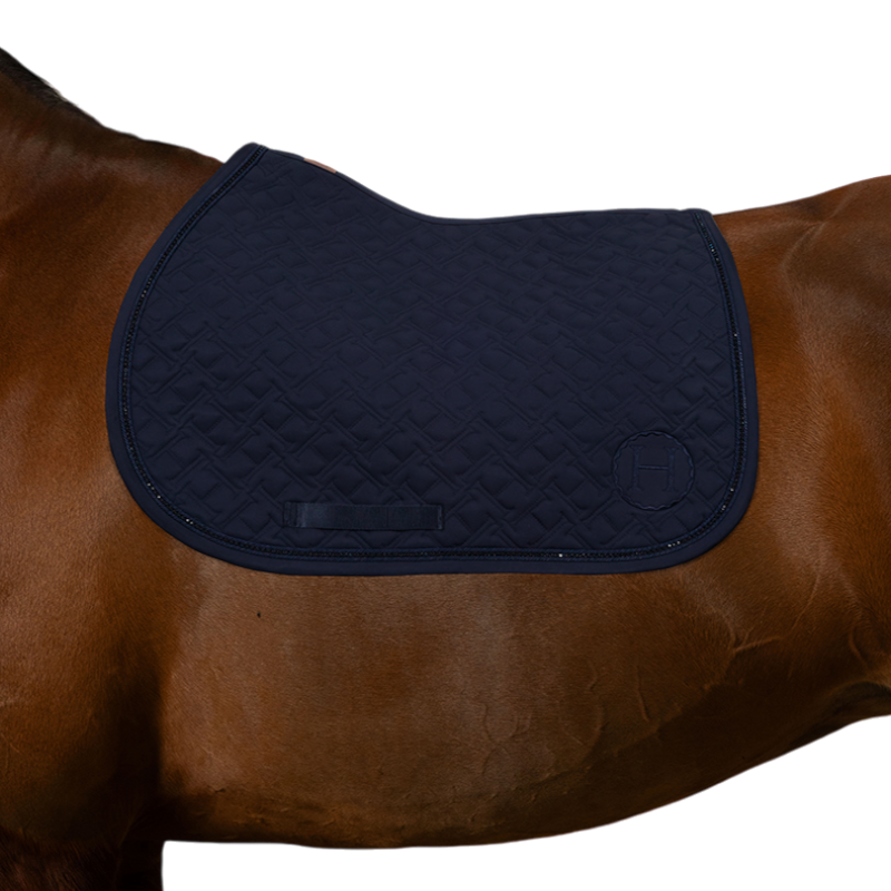 Harcour - Tapis de selle Saphir marine | - Ohlala