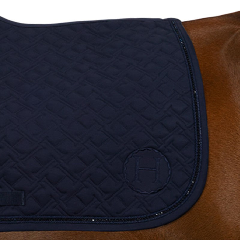 Harcour - Tapis de selle Saphir marine | - Ohlala