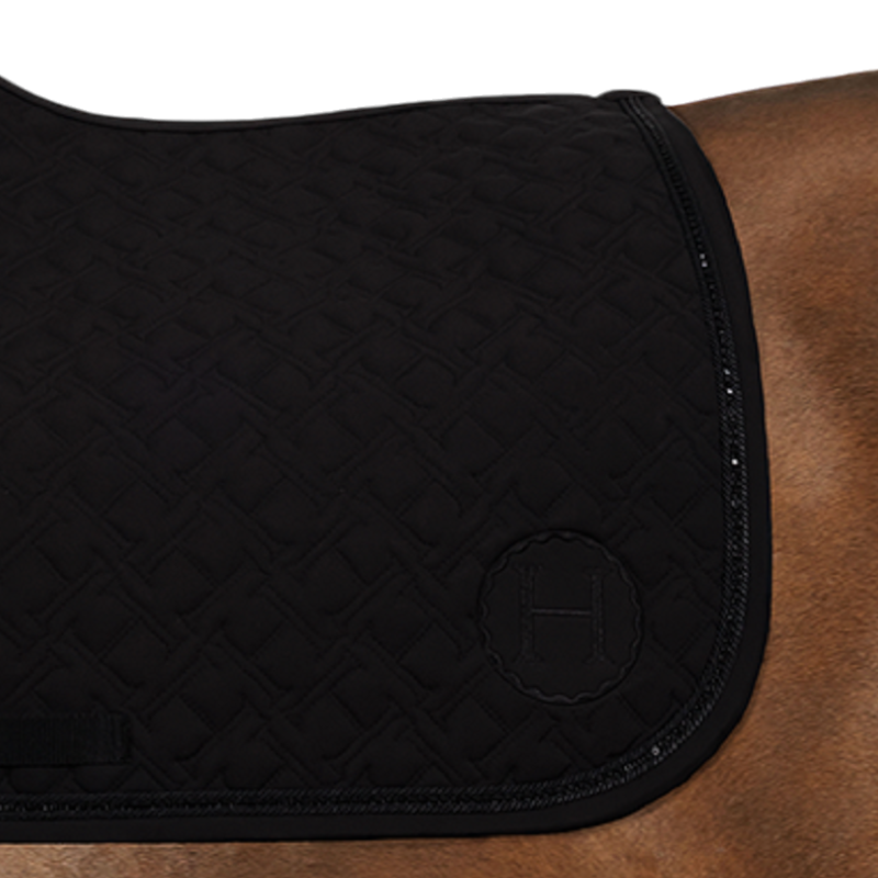 Harcour - Tapis de selle Saphir noir | - Ohlala