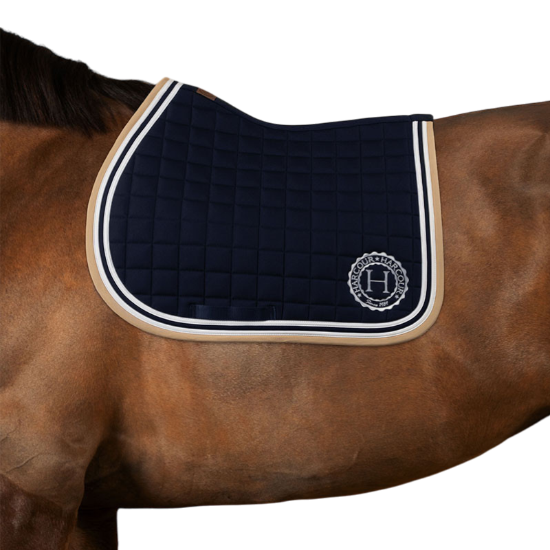 Harcour - Tapis de selle Soft noir | - Ohlala