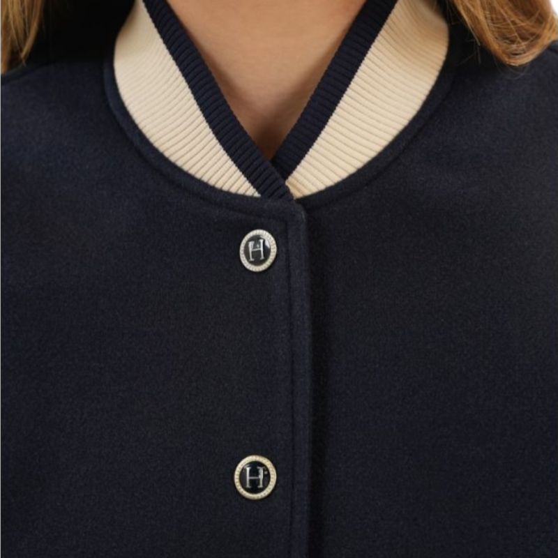 Harcour - Bomber femme Beryl marine | - Ohlala