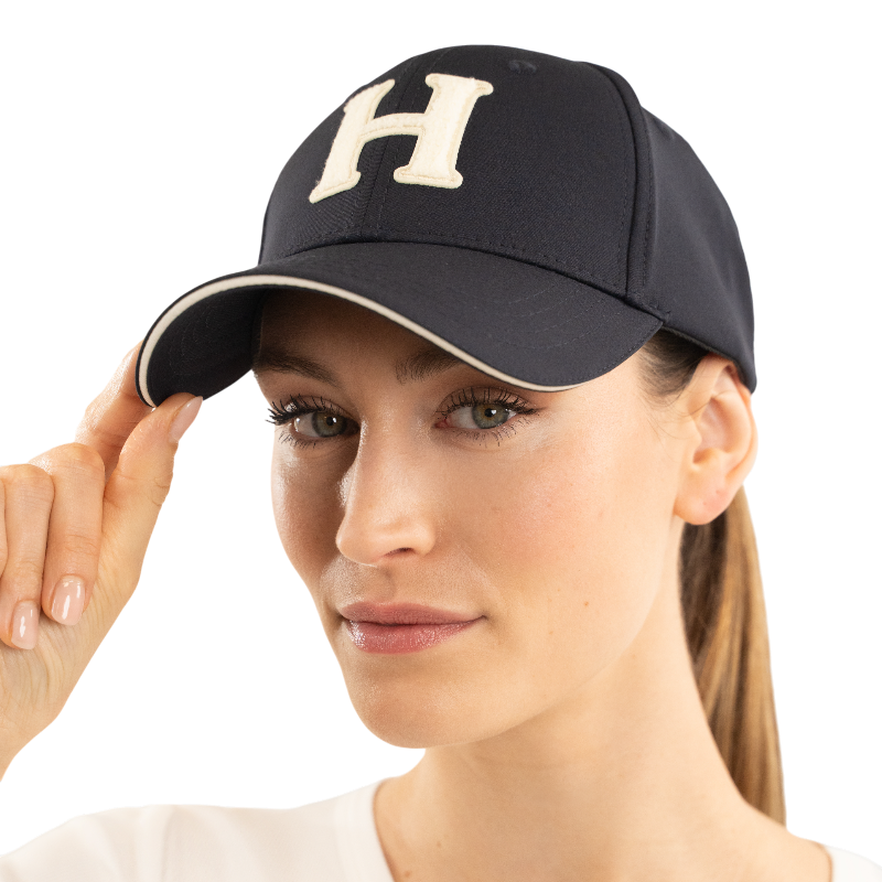 Harcour - Casquette unisexe Benedicte marine | - Ohlala