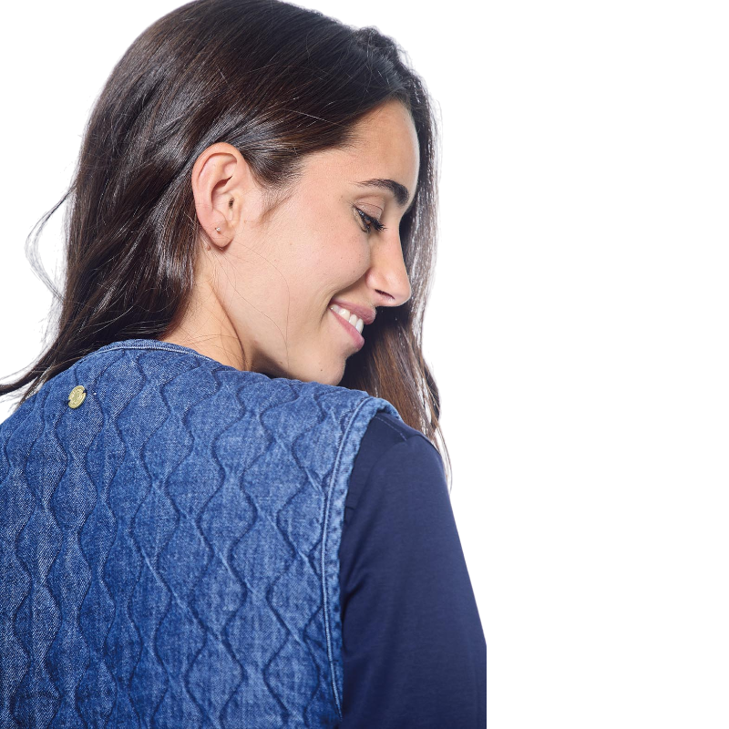 Harcour - Gilet sans manches femme Joeva jean | - Ohlala