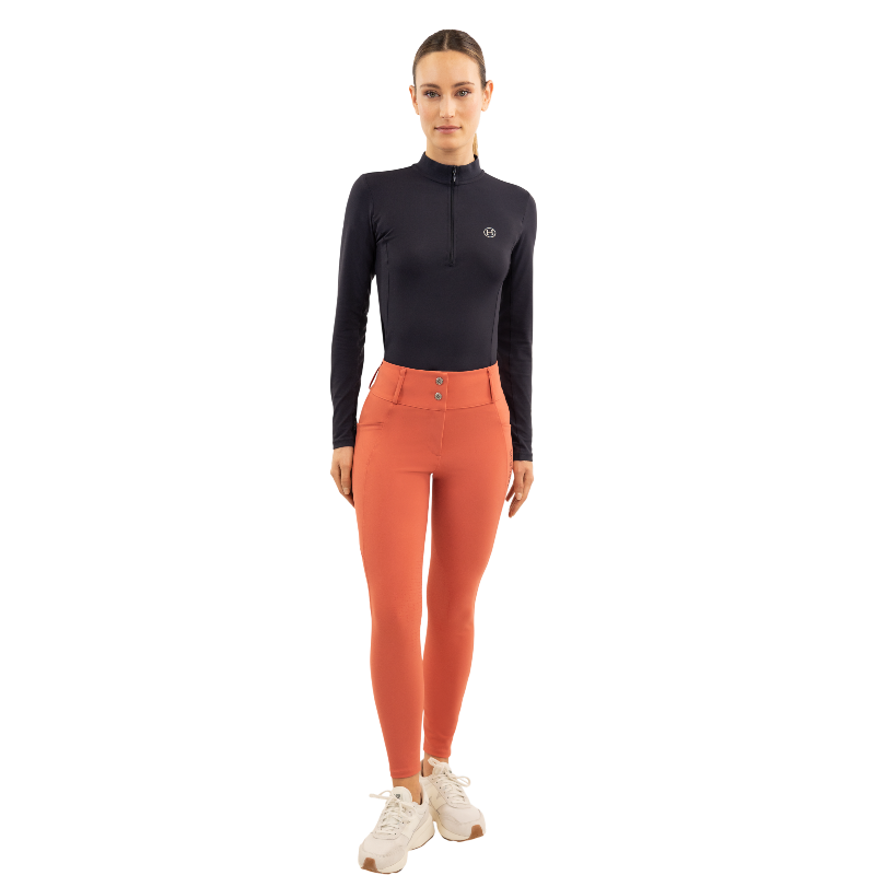 Harcour - Pantalon d'équitation femme Luce pamplemousse | - Ohlala