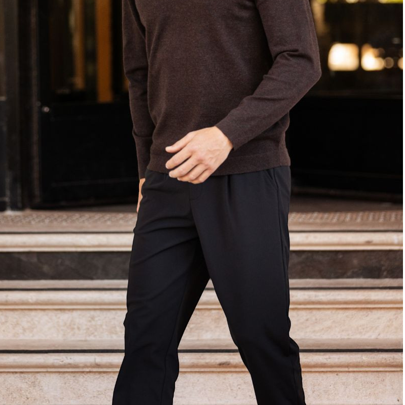 Harcour - Pantalon lifestyle chino homme Adam noir | - Ohlala