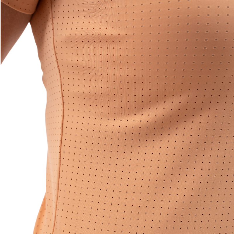 Harcour - Polo de concours manches courtes femme Paris abricot | - Ohlala