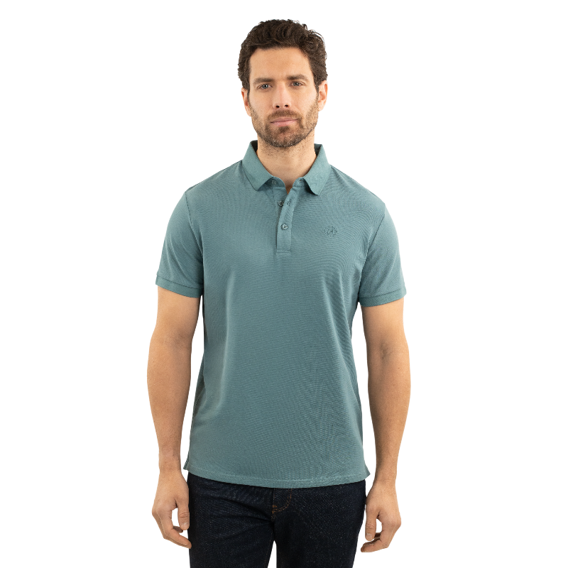 Harcour - Polo manches courtes homme Oscar paon | - Ohlala