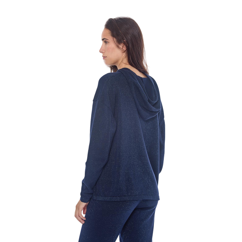 Harcour - Sweat manches longues femme Swambo marine shiny | - Ohlala