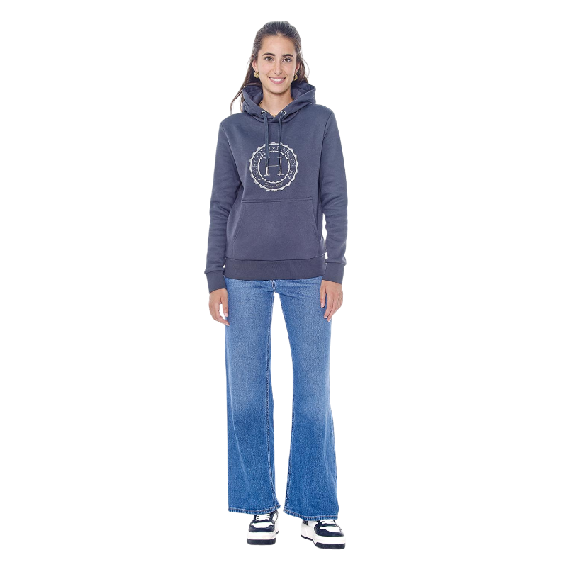 Harcour - Sweat manches longues unisexe Samy gris anthracite | - Ohlala