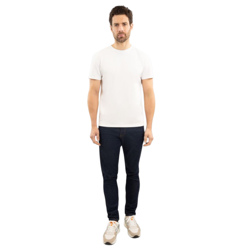Harcour - T-shirt manches courtes homme Titouan blanc | - Ohlala