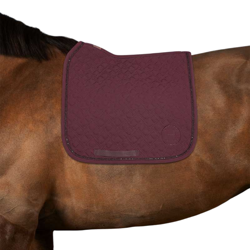 Harcour - Tapis de dressage Saphir aubergine | - Ohlala