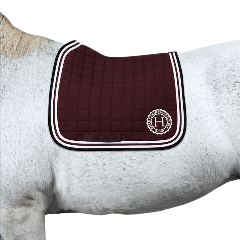 Harcour - Tapis de dressage Soft aubergine | - Ohlala