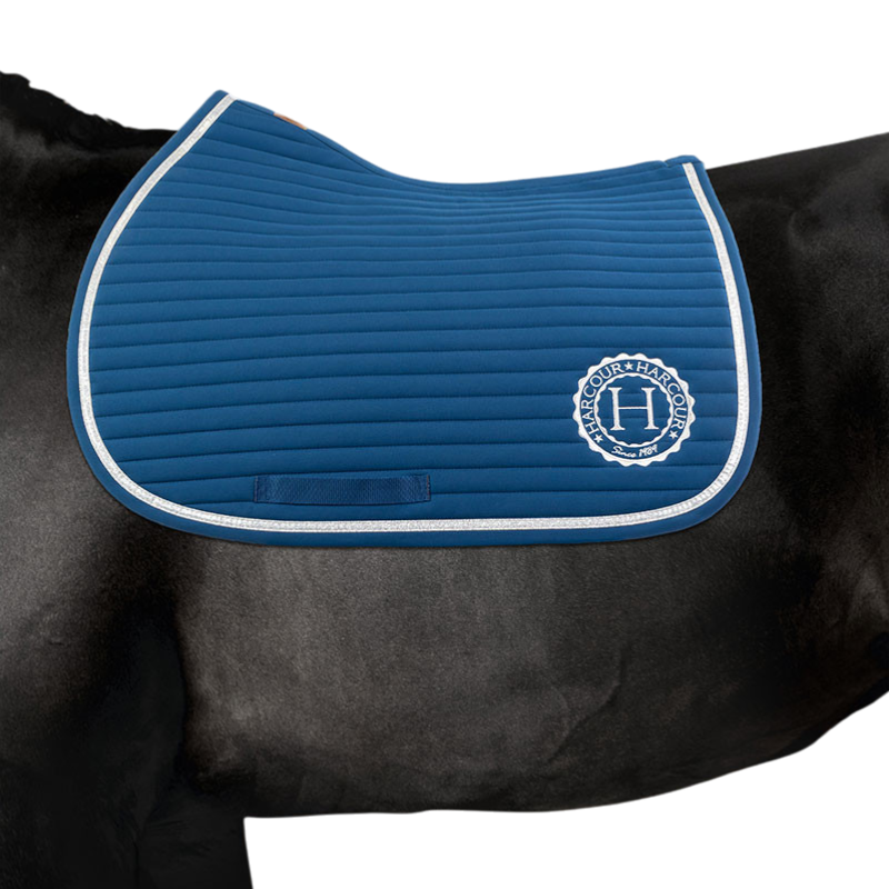Harcour - Tapis de selle Karembar bleu lagon | - Ohlala