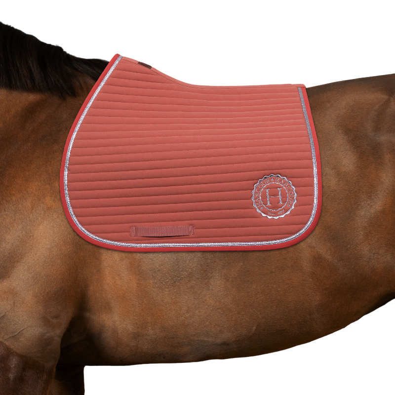 Harcour - Tapis de selle Karembar rose aurore | - Ohlala