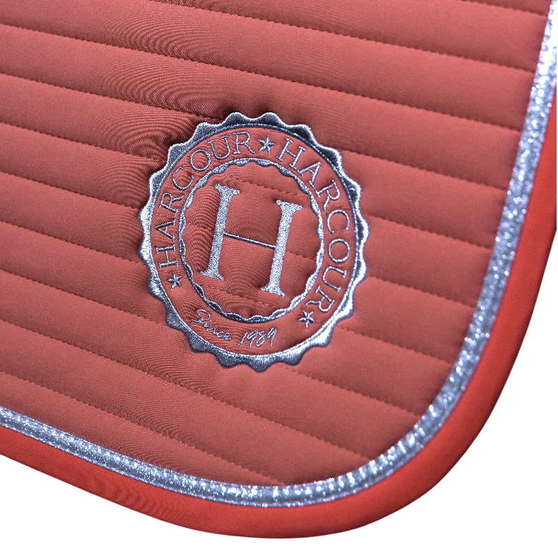 Harcour - Tapis de selle Karembar rose aurore | - Ohlala