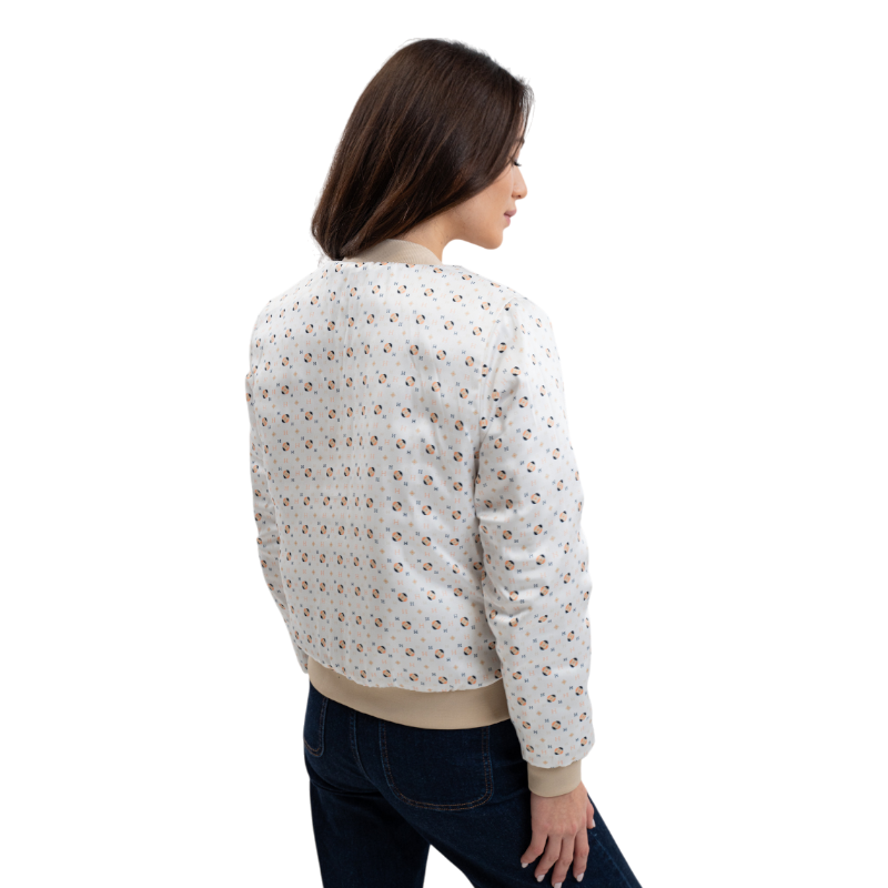 Harcour - Veste bombers femme Boecia lin | - Ohlala